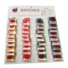 Mini Zip Baggies, Carded